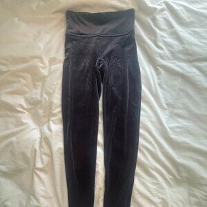 Velvet Spanx Leggings Purple Grey S